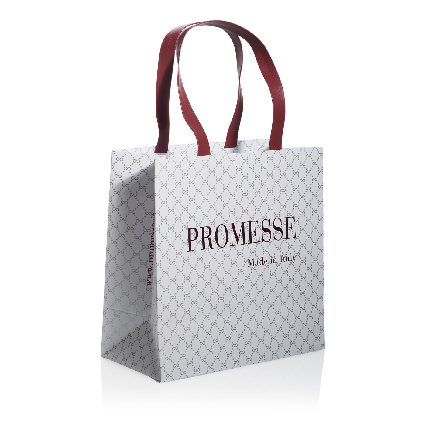 Orecchini con griffe in oro bianco e diamante ct 0.16