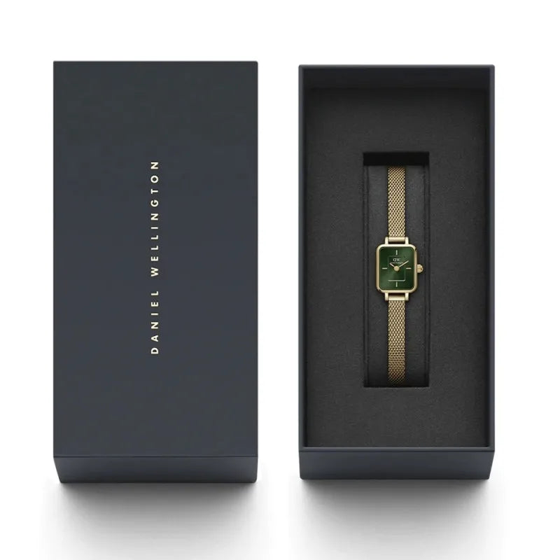 DANIEL WELLINGTON Quadro Mini Evergold Emerald - DW00100653
