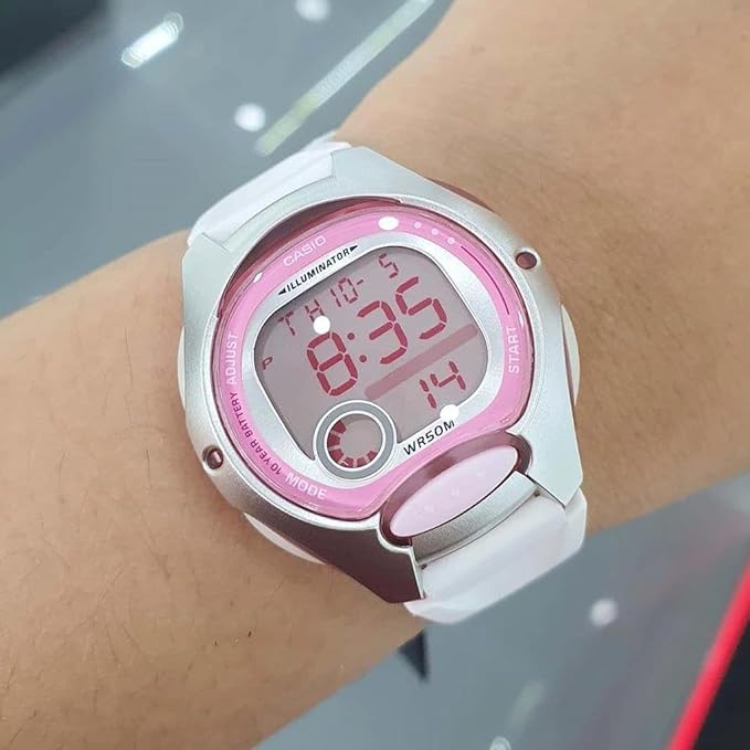Orologio Casio Bambina Bianco e Rosa