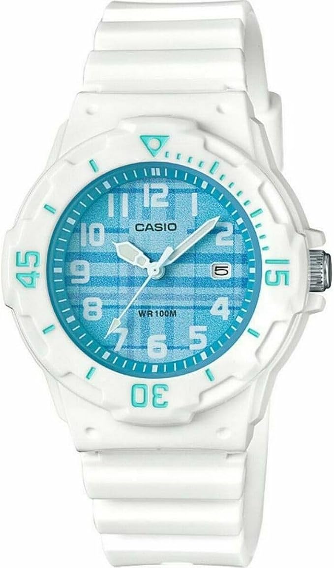 Orologio Casio Bambini Biaco con Quadrante Azzurro