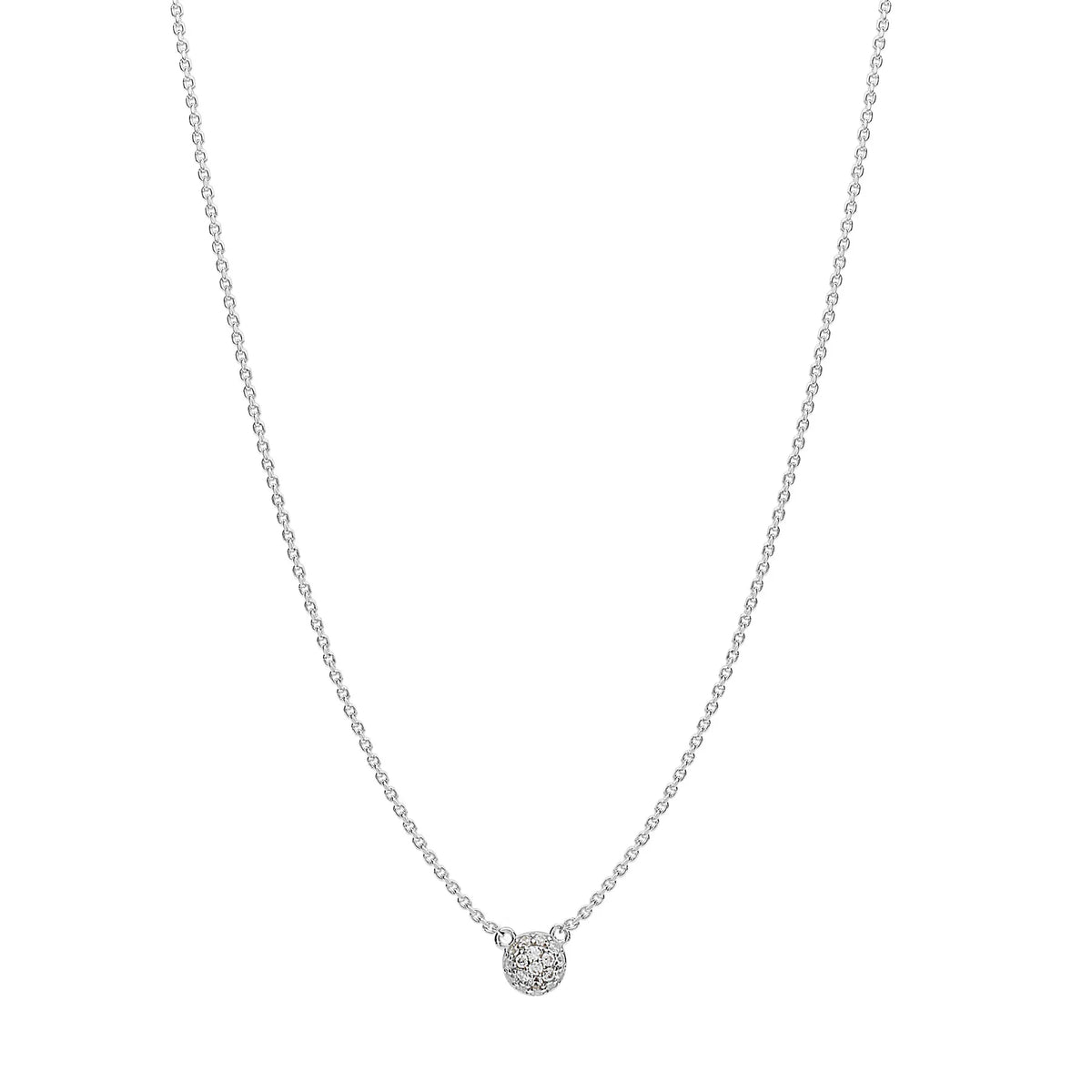 Collana corta bianca