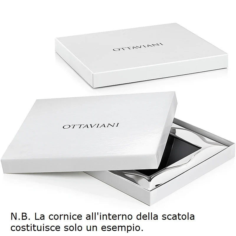 Cornice portafoto Ottaviani collezione Mare in argento Miro Silver