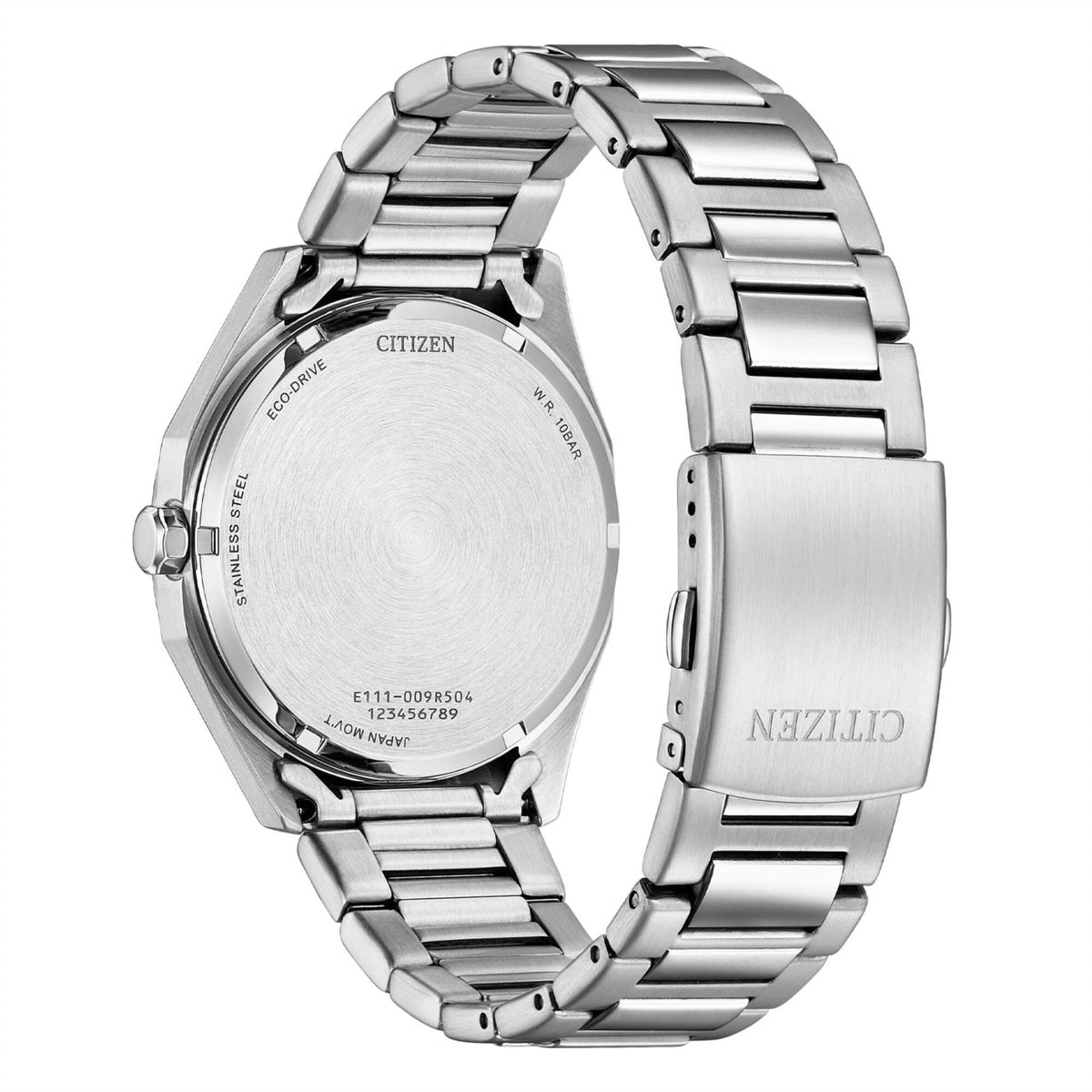 OROLOGIO CITIZEN OF METROPOLITAN SPORT ECO-DRIVE 41 MM ACCIAIO BRACCIALATO NERO - BM7631-52E