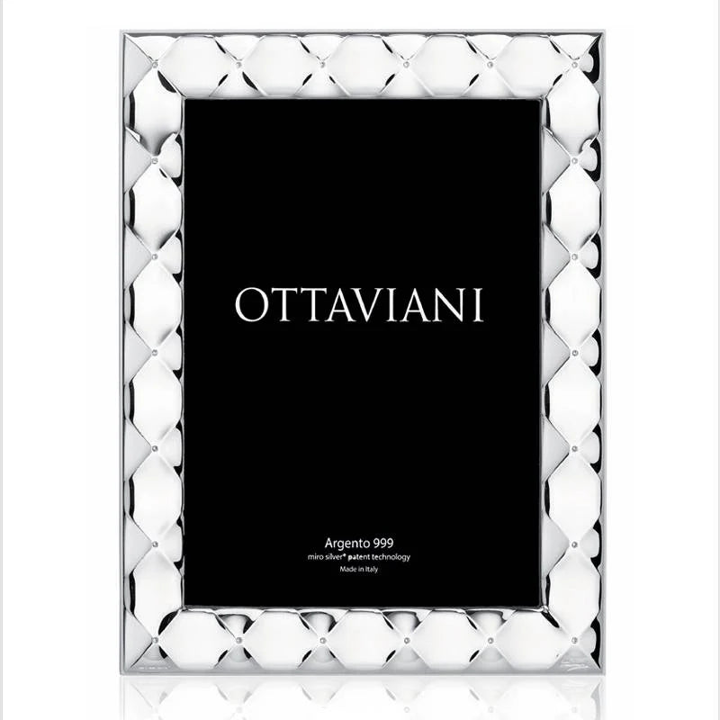 Cornice Ottaviani Argento Principessa 13x18 1029A  Media