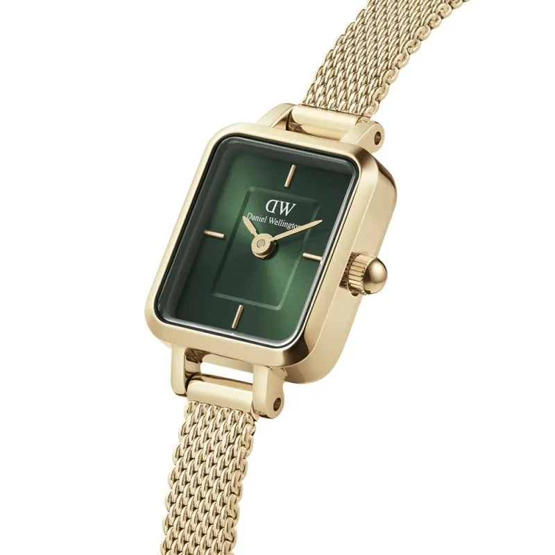DANIEL WELLINGTON Quadro Mini Evergold Emerald - DW00100653