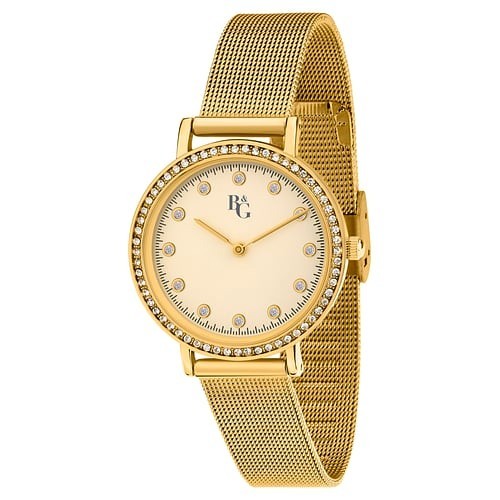 Orologio B&G Preppy r3853252556 Watch Donna Maglia Milanese Dorata Oro 32mm