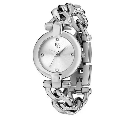 Orologio B&G Bond R3853328501 Watch Donna Catena Acciaio 30 mm Braccialato