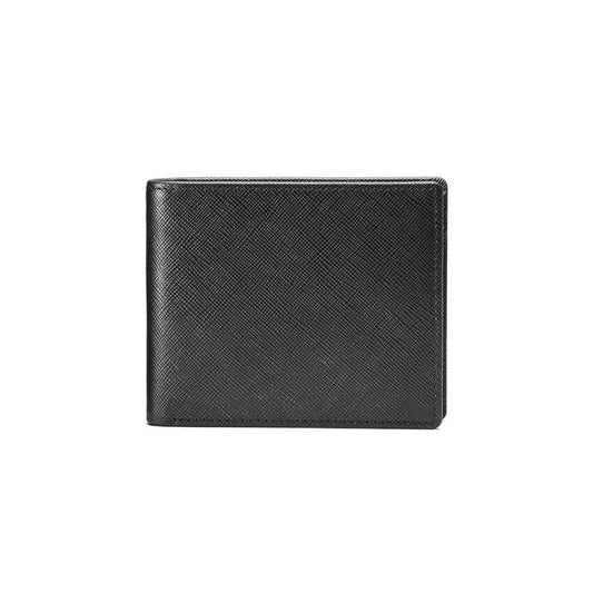 Portafoglio in vera pelle saffiano nero 87599