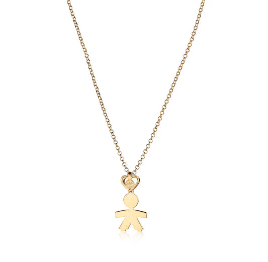 Collana bimbo una lastra 2 cm