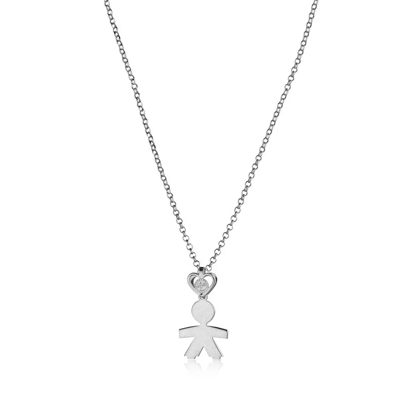 Collana bimbo una lastra 2 cm