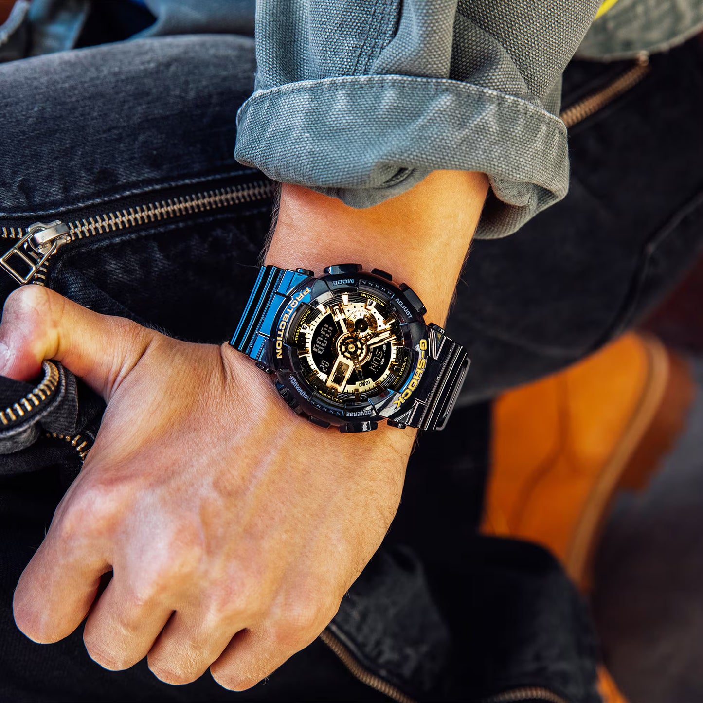 Orologio Cronografo Uomo Casio G-Shock GA-110GB-1AER