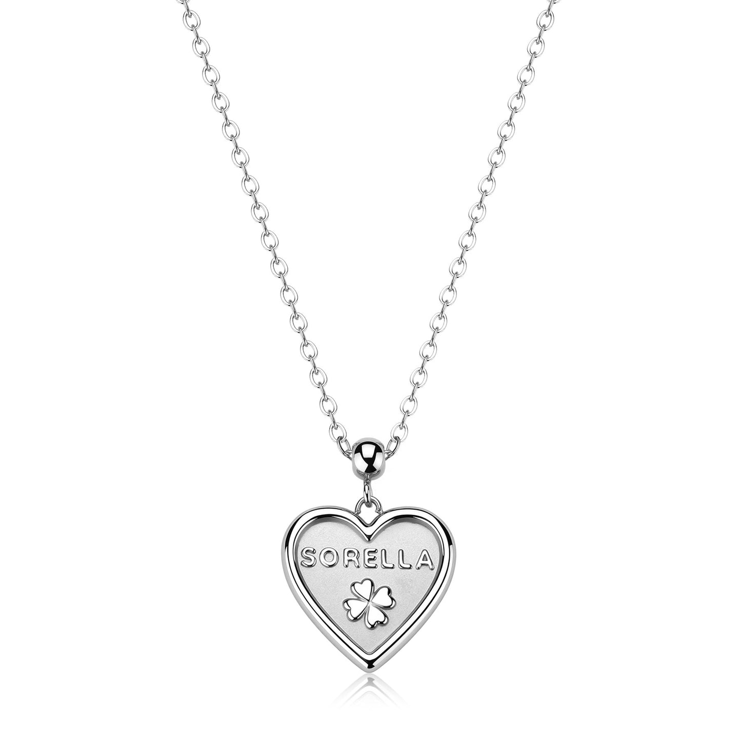 Collana Con Pendente a Cuore Con Scritta Sorella DUH DUH SUH02