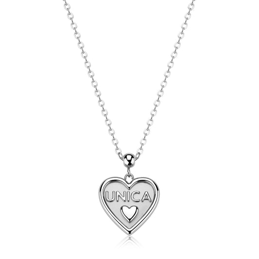 CollanaCon Pendente a Cuore Scritta Unica DUH DUH SUH05