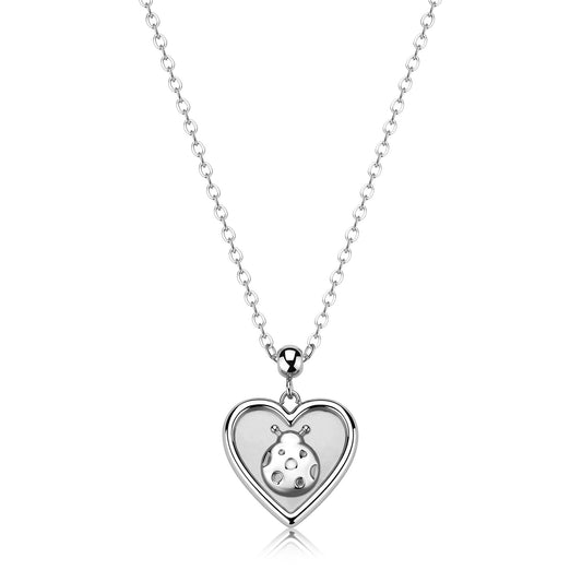 Collana Con Pendente a Cuore e Coccinella  DUH DUH SUH06