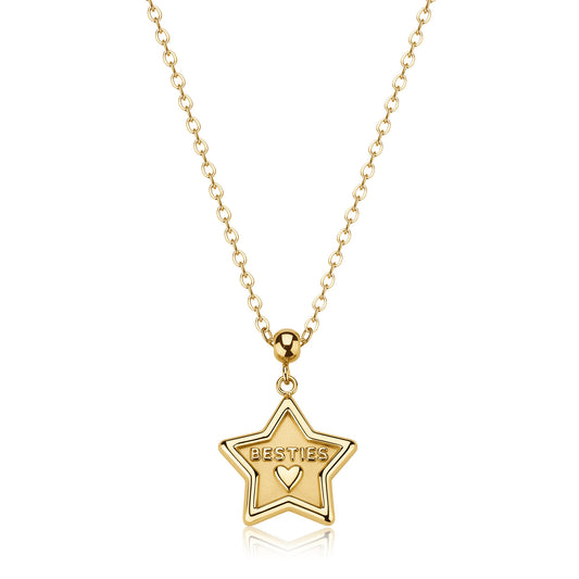 Collana Con Pendente a Stella Con Scritta Besties   DUH DUH SUH08