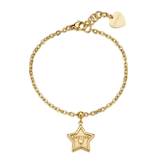 Bracciale Con Pendente a Stella Con Scritta Besties DUH DUH SUH20
