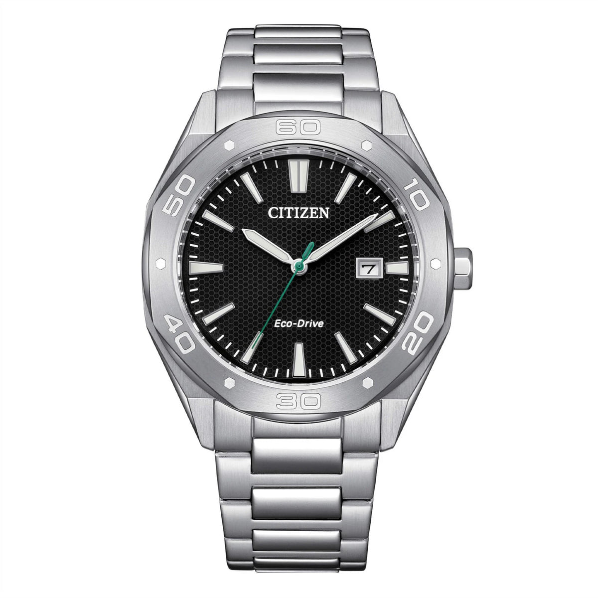 OROLOGIO CITIZEN OF METROPOLITAN SPORT ECO-DRIVE 41 MM ACCIAIO BRACCIALATO NERO - BM7631-52E