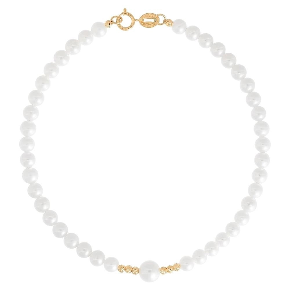 Bracciale Le Lune Perle in Oro Giallo 18 Kt Cod. Art.: LLBR2151.1