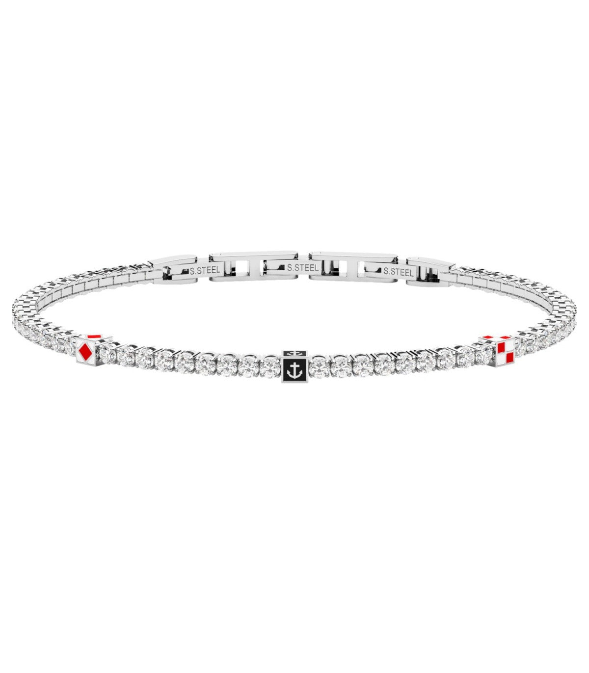 Il Bracciale Zancan Uomo Tennis UHB158