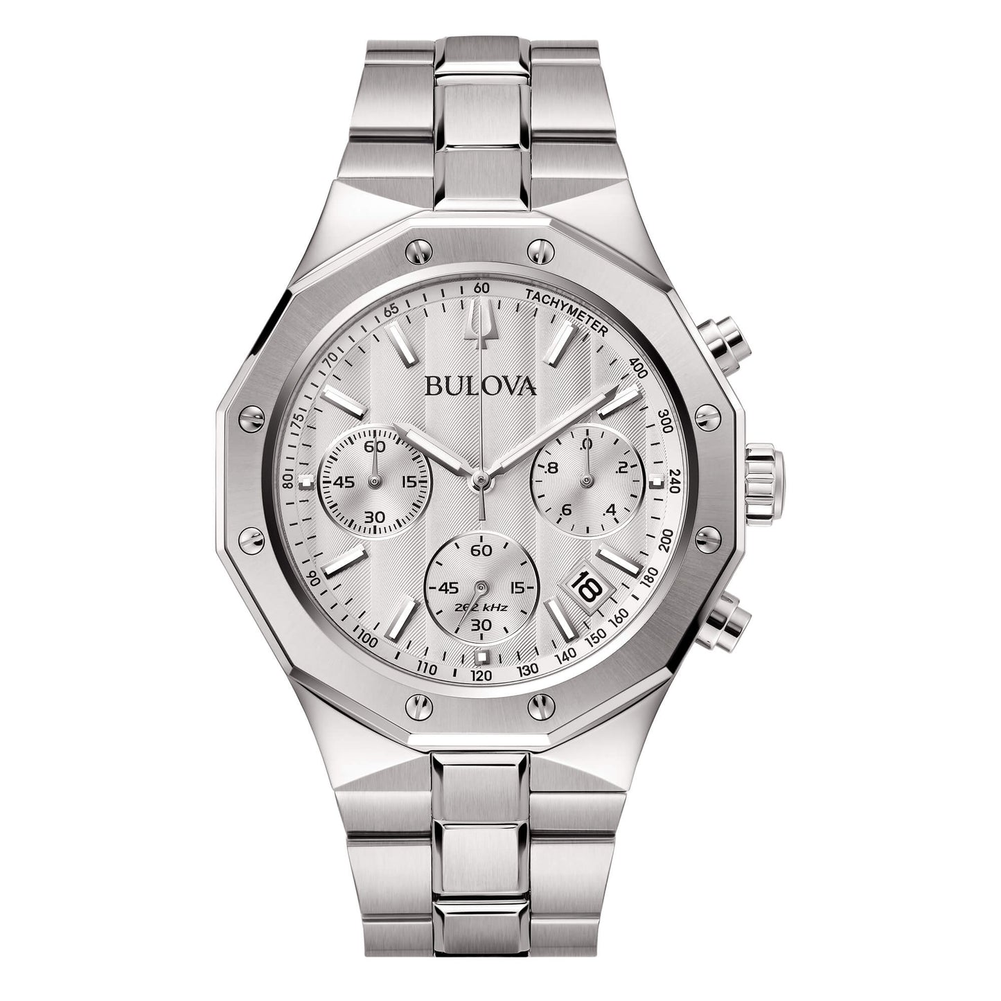 Bulova Uomo Crono High Precision 262 kHz  Octagon Chronograph 96B408