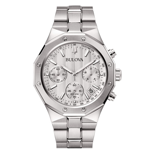 Bulova Uomo Crono High Precision 262 kHz  Octagon Chronograph 96B408