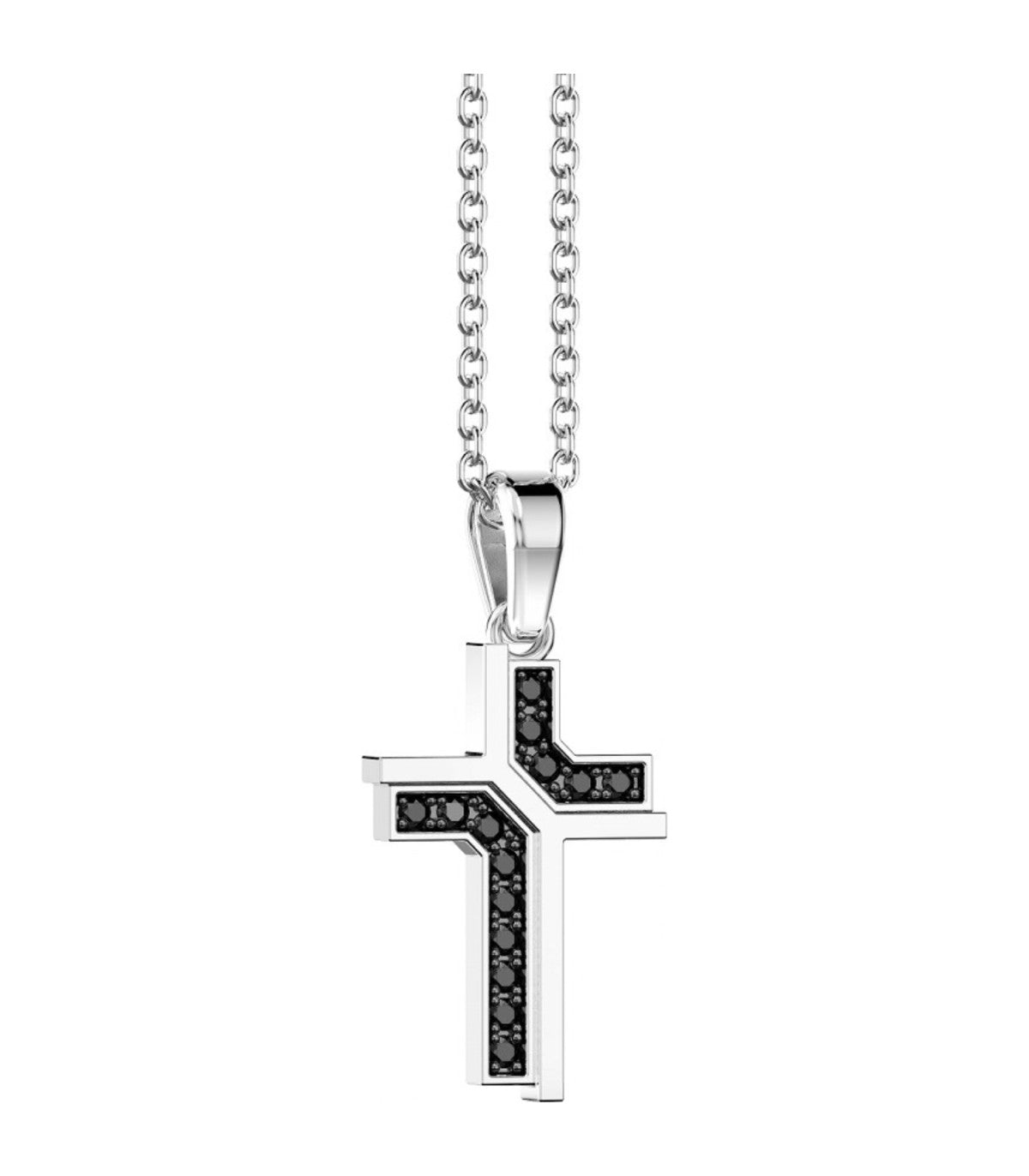 Collana Zancan Uomo Croce in Acciaio