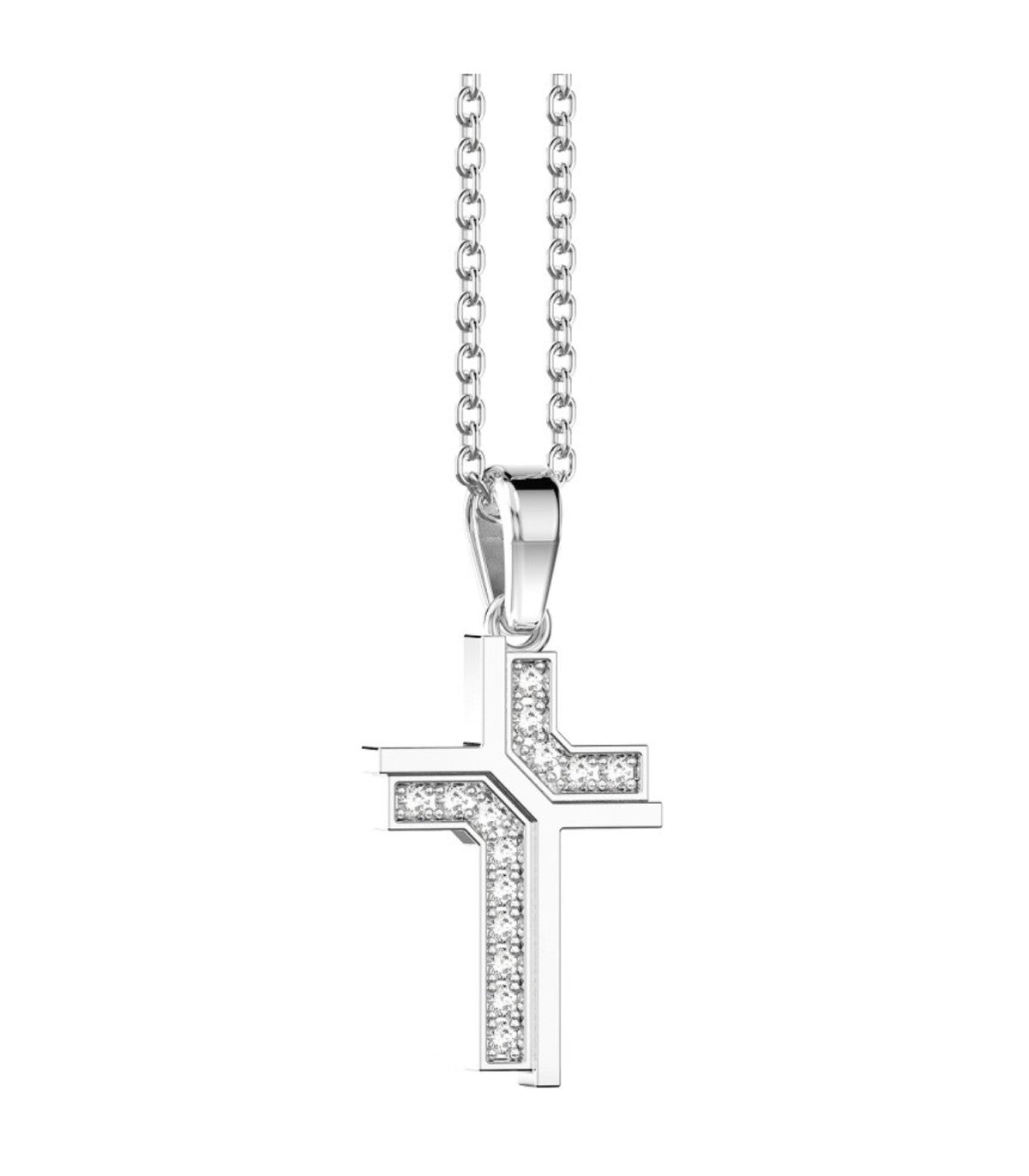 Collana Zancan Uomo Croce in Acciaio
