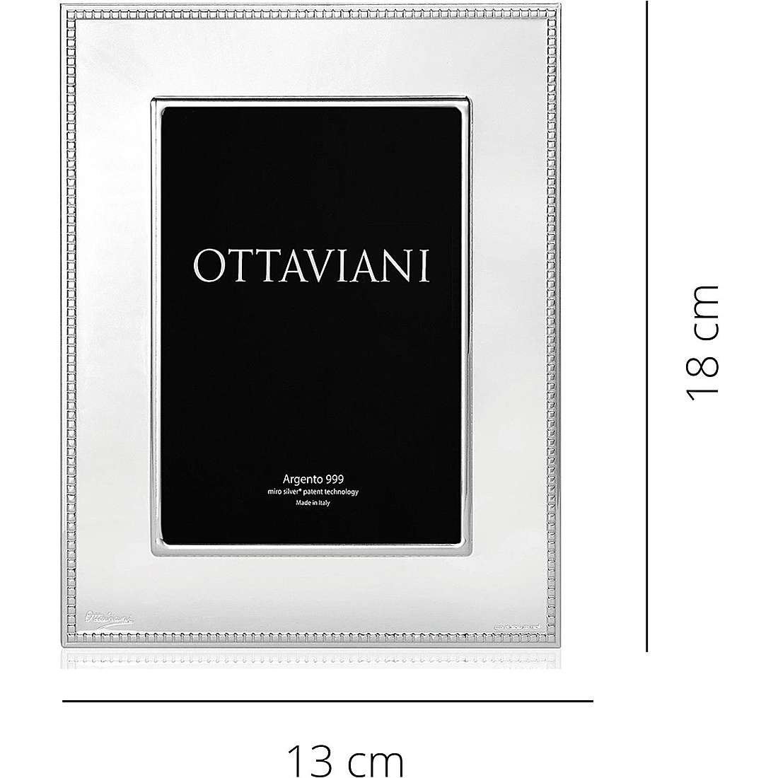 cornice portafoto Ottaviani Miro Silver