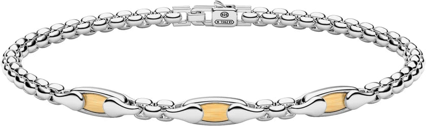 Zancan | ALPHA-2 Bracciale in argento | ESB391G