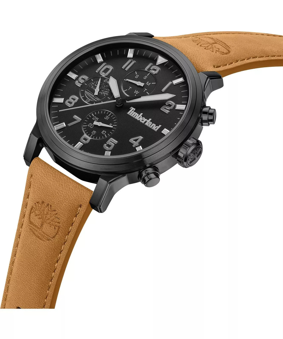 Orologio Timberland Driscoll TDWGF0040701 watch Pelle Marrone Multifunzione Nero