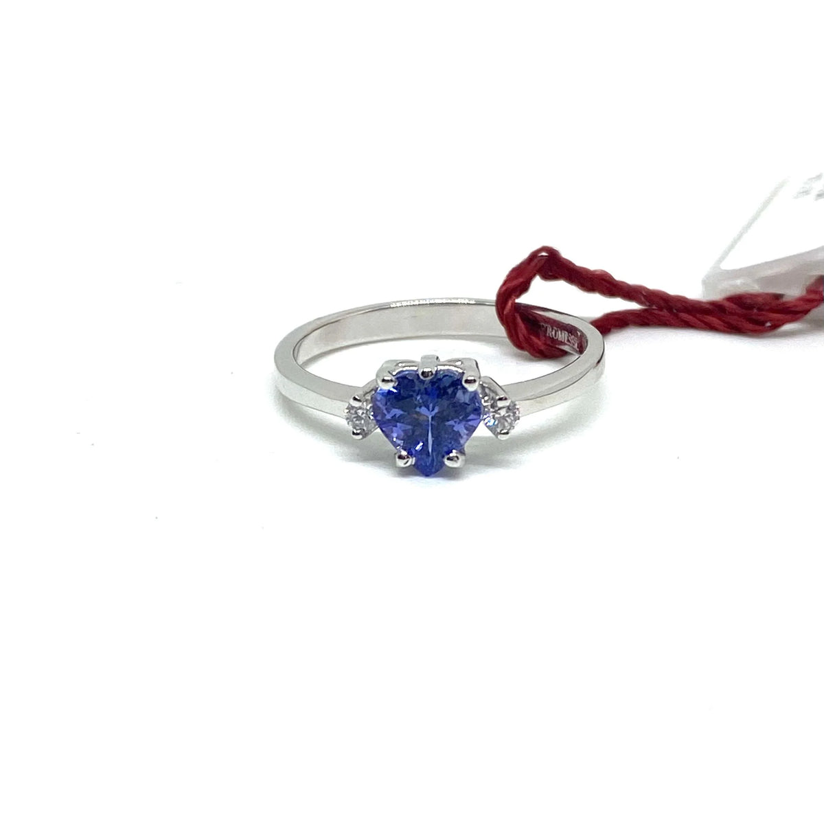 Anello Promesse Tanzanite Diamanti